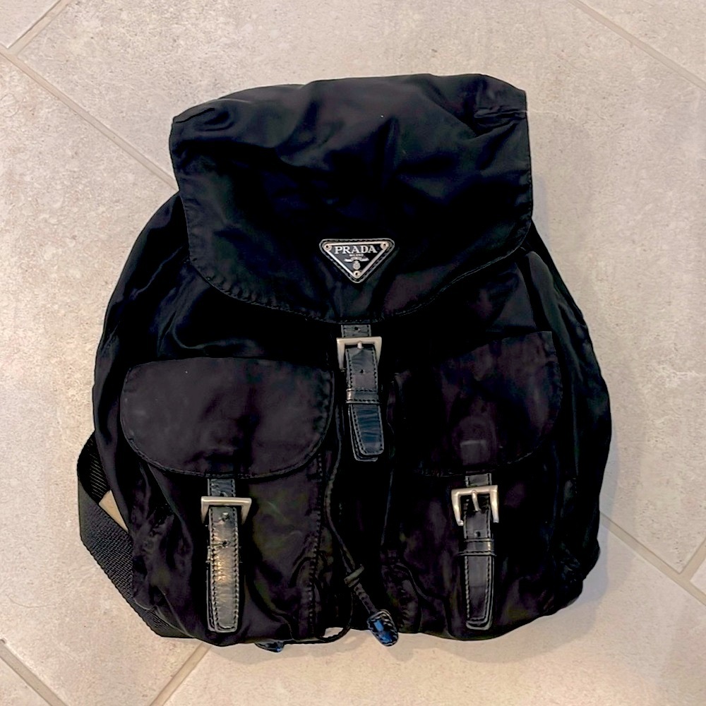 Prada Tessuto Vela Nylon Backpack